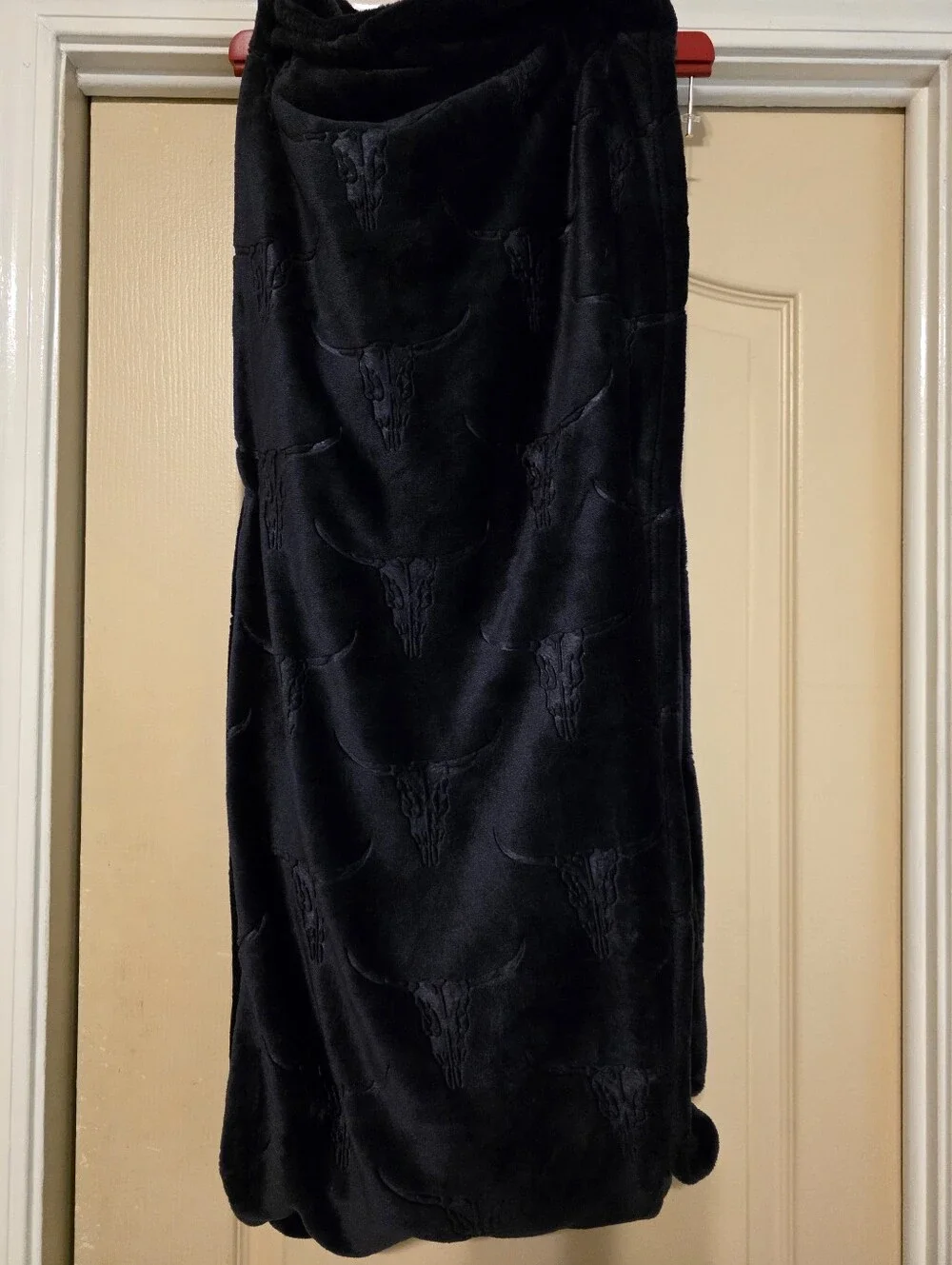 Wrangler Plush Throw Blanket - Navy